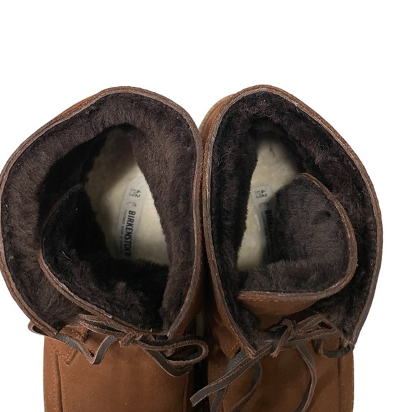 BIRKENSTOCK Bakki Suede Boots Brown Size 42 / Size 11 - 11.5 Women's - Picture 9 of 12